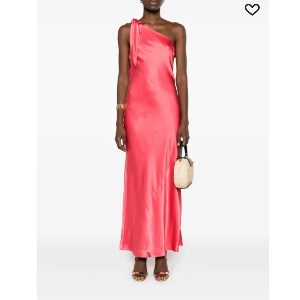 Cult Gaia Kamila Dress - Pink Asymmetrical One-Shoulder Cocktail Dress